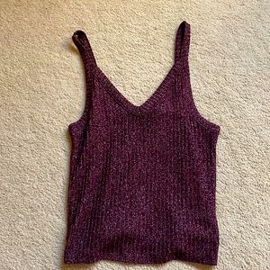Soft and sexy ribbed sweater tank